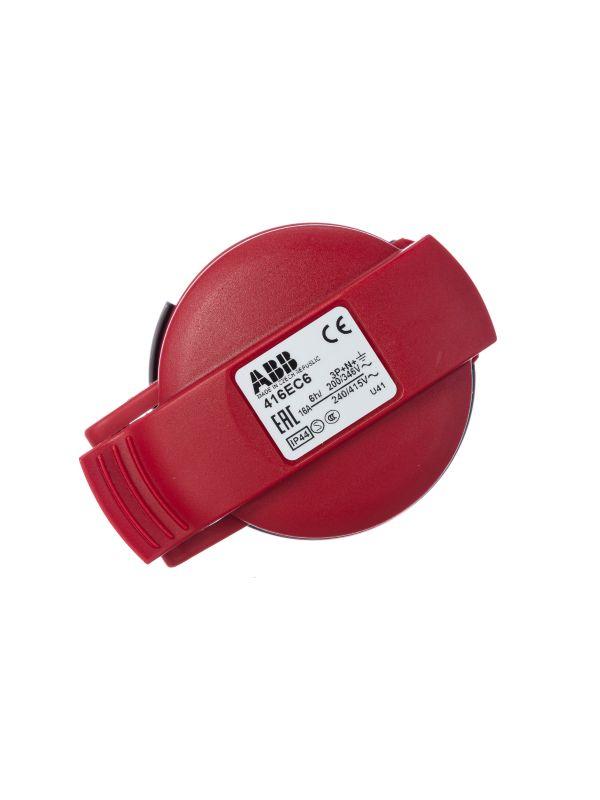 Розетка кабельная 416EC6 Easy&Safe 416EC6 16А 3P+N+E IP44 6ч ABB 2CMA102023R1000