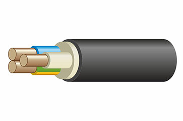 Кабель ВВГнг(А)-LS 3х4  круглый с заполнением ГОСТ Конкорд